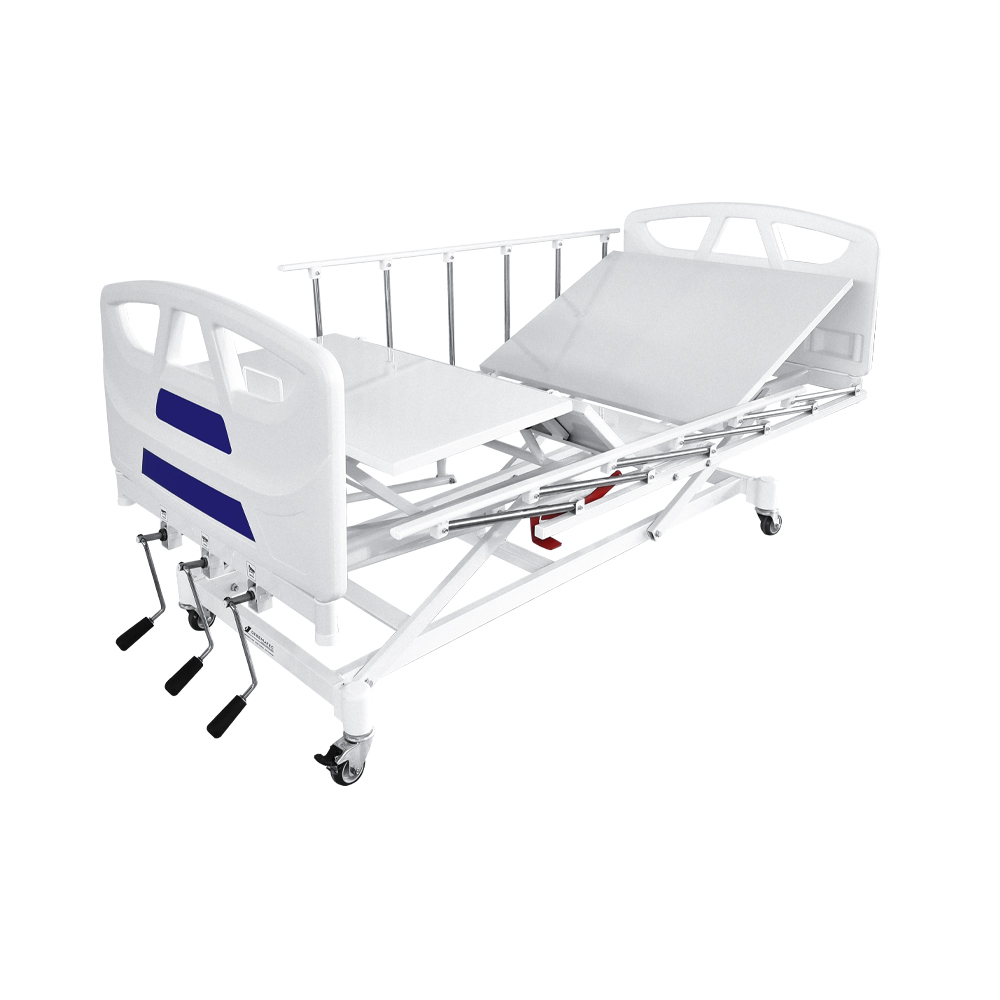 CAMA HOSPITALAR SEMI LUXO 7 POSIÇOES GRADES EMPILHAVEIS